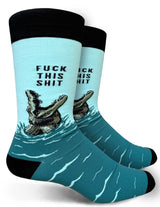 FUCK THIS SHIT Men’s Alligator Socks GROOVY THINGS Brand