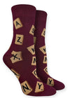 GOOD LUCK SOCK Brand Ladies WORD GAME Socks - Novelty Socks And Slippers