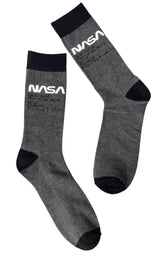 NASA Men's NATIONAL AERONAUTICS & SPACE ADMINISTRATION Socks - Novelty Socks And Slippers