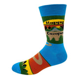 HAPPY CAMPERMEN’S SOCKS FABDAZ BRAND - Novelty Socks And Slippers