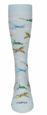 Memoi Brand Men’s AIRPLANES Socks PLANES ALL OVER - Novelty Socks And Slippers