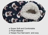 FRENCH BULLDOG Ladies Non-Skid SLIPPERS Comfies Brand - Novelty Socks And Slippers
