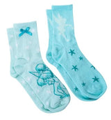 DISNEY TINKERBELL Ladies 2 Pair Of Socks - Novelty Socks And Slippers