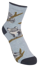 FUNATIC Brand Unisex Kids KOALA BEAR Socks Koala’s All Over Kids Age 7-10 - Novelty Socks And Slippers