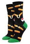 MOZZARELLA CHEESE STICKS Ladies Socks SOCKSMITH Brand