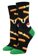 MOZZARELLA CHEESE STICKS Ladies Socks SOCKSMITH Brand