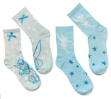 DISNEY TINKERBELL Ladies 2 Pair Of Socks - Novelty Socks And Slippers