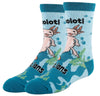 OOOH YEAH Brand Kids AXOLOTL Socks Says‘AXOLOTL QUESTIONS’ - Novelty Socks And Slippers