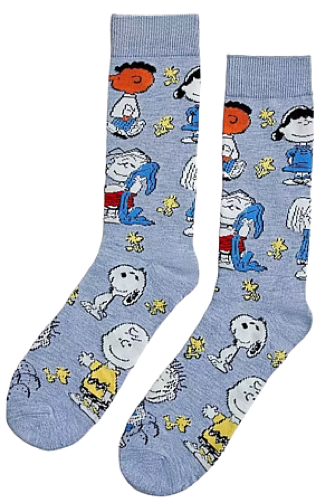 PEANUTS GANG MEN’S SOCKS CHARLIE BROWN, FRANKLIN, LUCY, SALLY, LINUS, PIG-PEN - Novelty Socks for Less