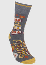 FUNATIC Brand Unisex TEQUILA Socks '1 TEQUILA 2 TEQUILA 3 TEQUILA FLOOR' - Novelty Socks And Slippers