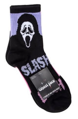 SCREAM The Movie Ladies GHOSTFACE 2 Pair Of Halloween Socks ‘SLASH N DASH’