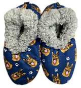 GERMAN SHEPHERD Dog Ladies Non-Slip Slippers COMFIES BRAND By E&S Pets - Novelty Socks And Slippers