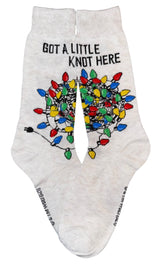 NATIONAL LAMPOONS CHRISTMAS VACATION Men’s Socks ‘GOT A LITTLE KNOT HERE’ - Novelty Socks And Slippers