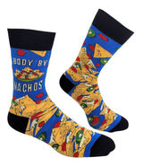 BODY BY NACHOS Men’s Crew Socks FABDAZ Brand