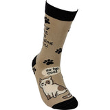 MY CAT IS JUDGING YOU SO BE COOL Unisex Adult Socks PRIMITIVES BY KATHY