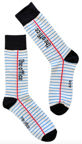 THE OFFICE TV SHOW Men’s DUNDER MIFFLIN PAPER COMPANY Socks (CHOOSE PATTERN)