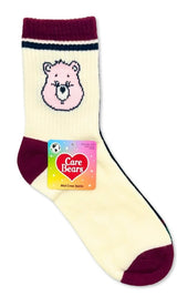 CARE BEARS Ladies 2 Pair Of Crew Socks Grumpy Bear & Cheer Bear