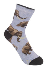 WOOLLY MAMMOTH Unisex Kids Socks FUNATIC Brand - Novelty Socks And Slippers