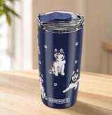 Dog & Cat Stainless Steel Ultimate 20 Oz. Hot & Cold Travel Mug Tumbler By E&S Pets (Choose From 40+ BREEDS)