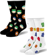 SOUTH PARK Adult Unisex 2 Pair Of Crew Socks Kenny, Stan, Kyle, Eric ODD SOX Brand