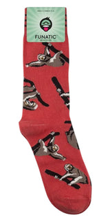FUNATIC BRAND Unisex SLOTH Socks Sloths All Over - Novelty Socks And Slippers