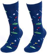 GOLF Men’s Socks Parquet Brand GOLF BALLS & CLUBS (CHOOSE COLOR) - Novelty Socks And Slippers