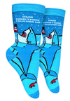 GROOVY THINGS CO Brand Ladies OMG SOMETHING TOUCHED ME Socks - Novelty Socks And Slippers