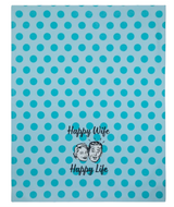 FUNATIC Brand HAPPY WIFE HAPPY LIFE Kitchen Tea Towel - Novelty Socks And Slippers