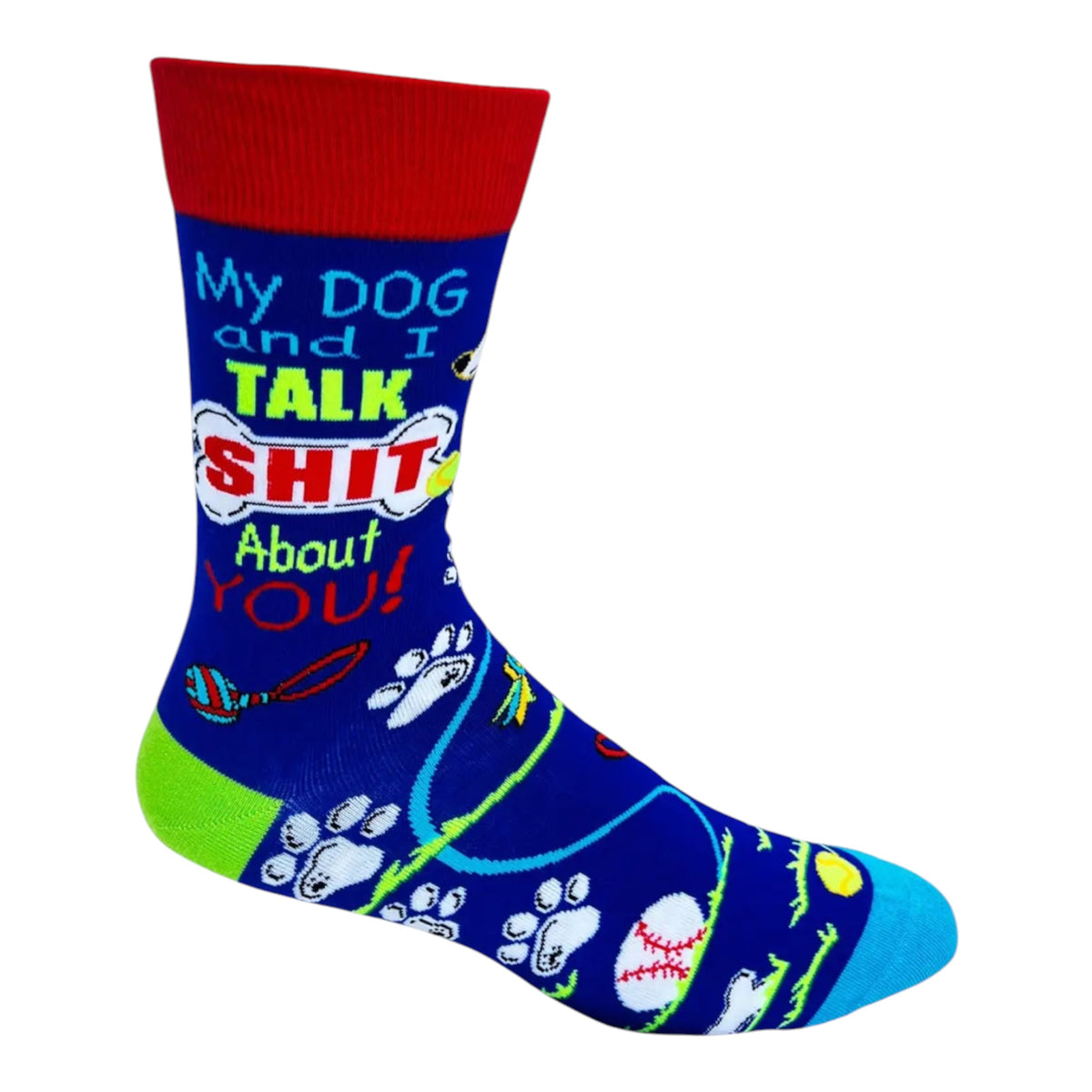 MY DOG AND I TALK SHIT ABOUT YOU Men’s Socks FABDAZ Brand