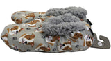 PIT BULL DOG Ladies NON-SKID SLIPPERS COMFIES BRAND - Novelty Socks And Slippers