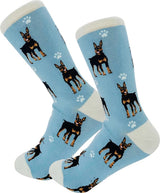 DOBERMAN Dog Adult Unisex Socks By E&S Pets Choose Style