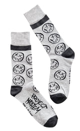 FIGHT CLUB Movie Men’s Socks ‘PROJECT MAYHEM’ - Novelty Socks And Slippers