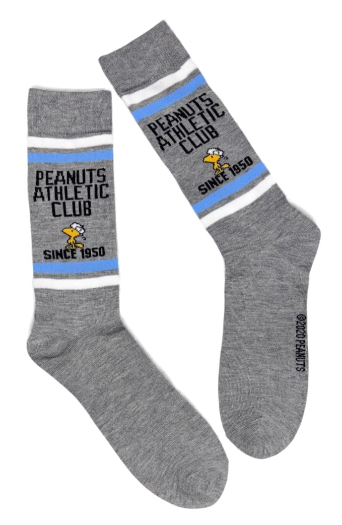 PEANUTS Men’s WOODSTOCK Socks ‘PEANUTS ATHLETIC CLUB SINCE 1950 - Novelty Socks And Slippers