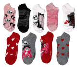 DISNEY NIGHTMARE BEFORE CHRISTMAS Ladies 9 Pair Of Low Show Socks ‘LOVE OF MY AFTER LIFE’ - Novelty Socks And Slippers