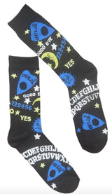 OUIJA Board Game Men’s HALLOWEEN Socks (Choose Style)