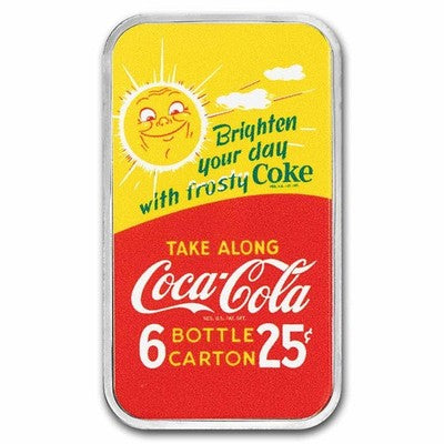 Coca-Cola Ladies 2 Pair Of Socks ‘Brighten Your Day With Frosty COKE