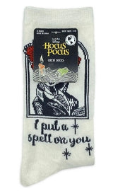 HOCUS POCUS Movie LADIES 2 Pair Of HALLOWEEN Socks ‘I PUT A SPELL ON YOU’