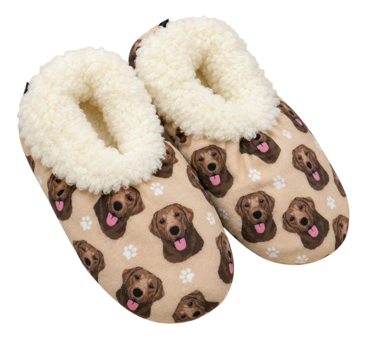 CHOCOLATE LABRADOR Dog Ladies Non-Slip Slippers COMFIES BRAND By E&S Pets