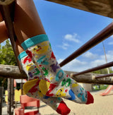 ALPHABET Colorful Letters Unisex Kids Socks Age 3-5 SOCK PANDA Brand - Novelty Socks And Slippers