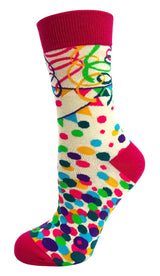 FABDAZ Brand Ladies THROW KINDNESS LIKE CONFETTI Socks - Novelty Socks And Slippers
