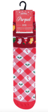 CHRISTMAS Ladies Crew Socks PARQUET BRAND (Choose Style)