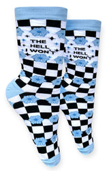 GROOVY THINGS Co. Brand Ladies ‘THE HELL I WON’T’ Socks - Novelty Socks And Slippers
