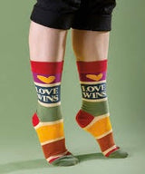LOVE WINS Unisex Adult PRIDE Socks PRIMITIVES BY KATHY Brand