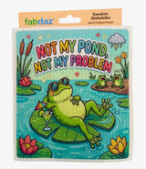 FUN ANIMALS Set Of 3 Swedish Dishcloths ‘NOT MY POND, NOT MY PROBLEM’