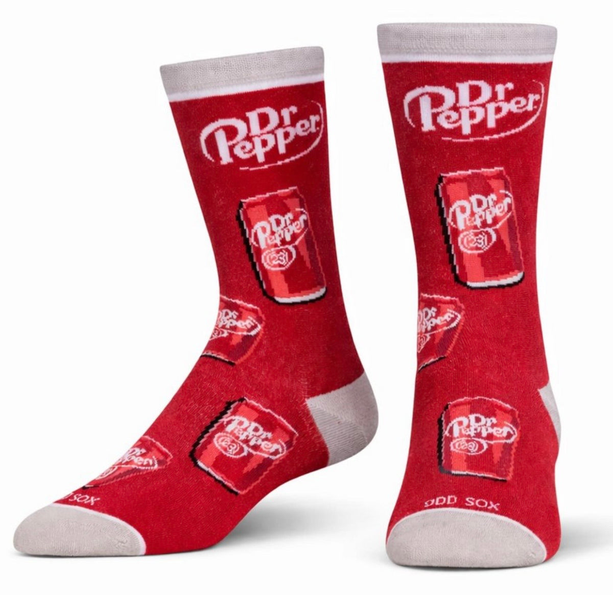 DR. PEPPER Soda Adult Unisex Socks COOL SOCKS Brand Large Feet