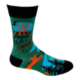 I LOVE FAST FOOD Men’s DEER HUNTING Socks FABDAZ Brand