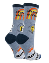 WAY TOO BLESSED TO BE STRESSED Ladies Socks OOOH YEAH Brand