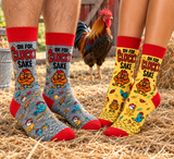 OH FOR CLUCK’S SAKE Men’s Rooster Socks Fabdaz Brand