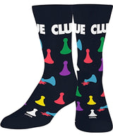 HASBRO GAME OF CLUE Unisex Socks COOL SOCKS Brand - Novelty Socks for Less