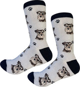 SCHNAUZER Dog Adult Unisex Socks By E&S Pets Choose Style